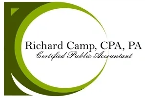 A picture of the logo for richard camp cpa.